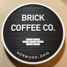 Brick Coffee Co Sign