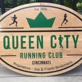 Queen City Running Club Sign